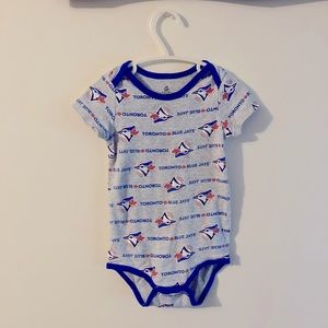 Snugabye • Toronto Blue Jays Baby Onesie 100% Cotton 18 Months